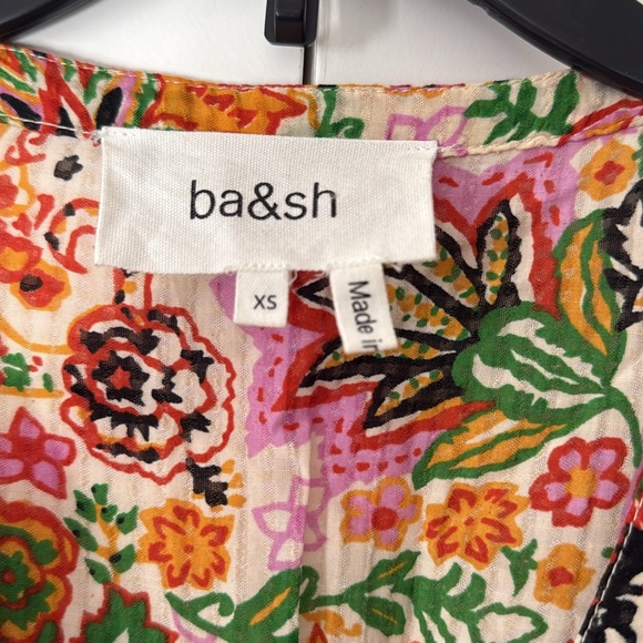 BA&SH Benja Paisley Colorful Multicolor Maxi Dress Womens size XSMALL - Picture 5 of 12